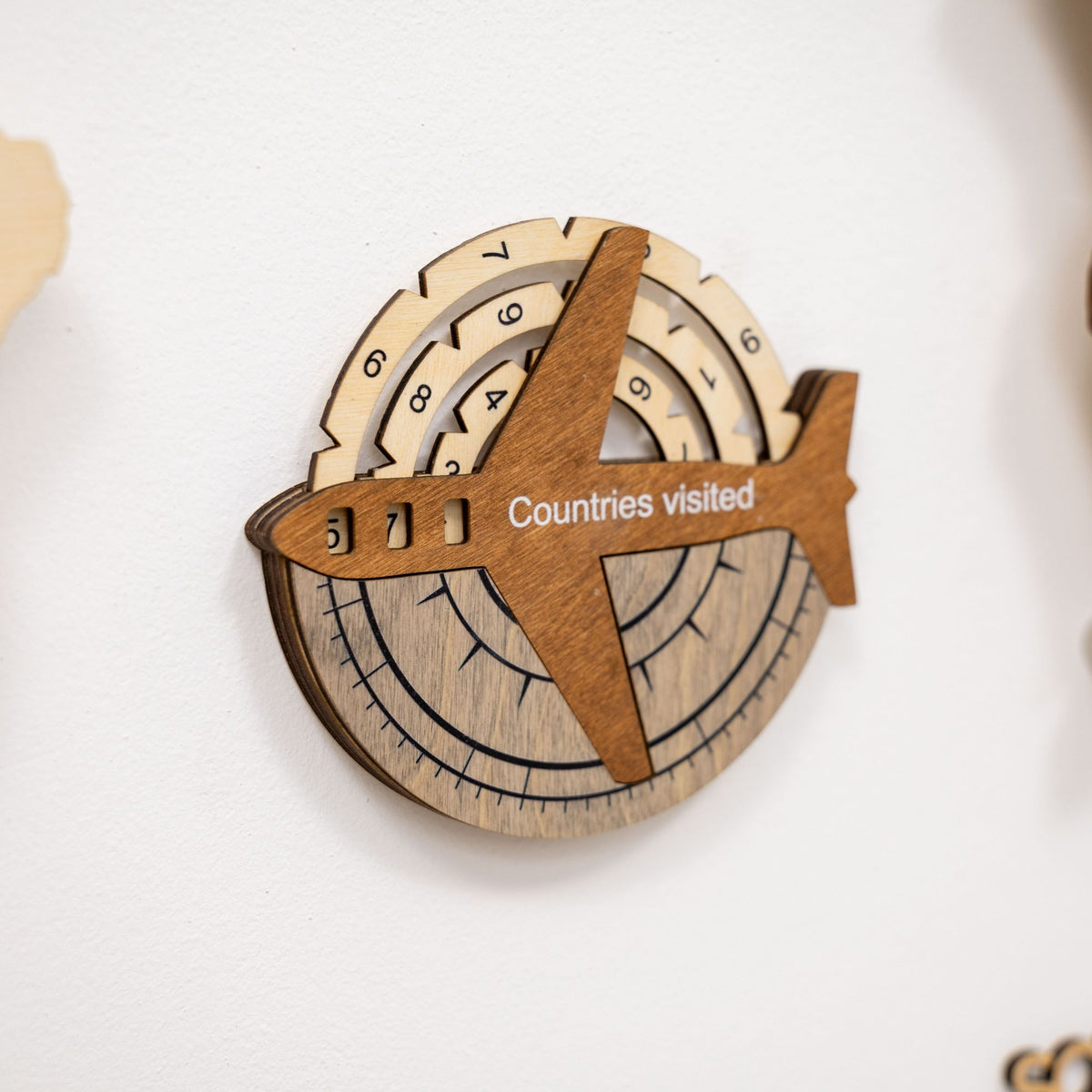 Travel Tracker 3D Wooden World Map – Multicolor, photo 2 of 7