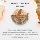 Travel Tracker 3D Wooden World Map – Multicolor