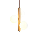Travertine Ball Spheres Pendant Lamp
