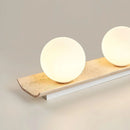 Travertine Bianca Globe Ceiling Lamp