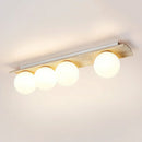 Travertine Bianca Globe Ceiling Lamp