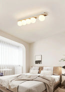Travertine Bianca Globe Ceiling Lamp