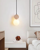 Travertine Cenari Sculpture Pendant Lamp
