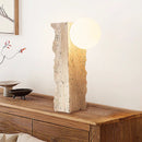 Travertine Conduit Table Lamp