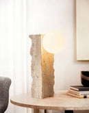 Travertine Conduit Table Lamp