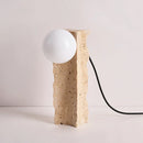 Travertine Conduit Table Lamp