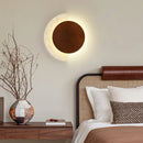 Travertine Crescent Halo Wall Sconce