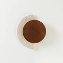 Travertine Crescent Halo Wall Sconce