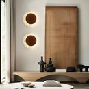 Travertine Crescent Halo Wall Sconce