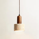 Travertine Cylinder Pendant Light