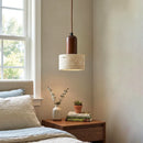 Travertine Cylinder Pendant Light