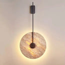 Travertine Disc Wall Lamp
