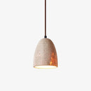 Travertine Grace Bell Pendant Lamp