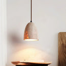 Travertine Grace Bell Pendant Lamp