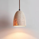 Travertine Grace Bell Pendant Lamp