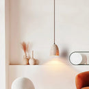 Travertine Grace Bell Pendant Lamp
