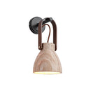 Travertine Lanta Arc Stone Wall Sconce