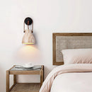 Travertine Lanta Arc Stone Wall Sconce