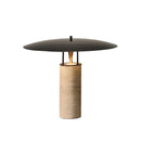 Travertine Luna Table Lamp