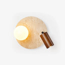 Travertine Lunara Duo Rotating Wall Light