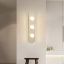 Travertine Oval Glass Wall Sconce