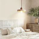 Travertine Piedra Wood Pendant Light