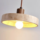 Travertine Piedra Wood Pendant Light