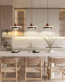 Travertine Retro Disc Pendant Lamp
