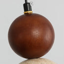 Travertine Round Single Head Pendant Lamp