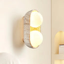 Travertine Solstice Trio Wall Sconce