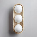 Travertine Solstice Trio Wall Sconce