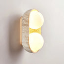 Travertine Solstice Trio Wall Sconce