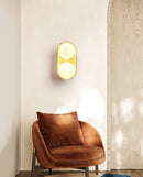 Travertine Solstice Trio Wall Sconce