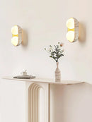 Travertine Solstice Trio Wall Sconce