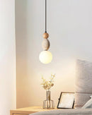 Travertine Trio Orb Pendant Lamp