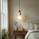 Travertine Trio Orb Pendant Lamp