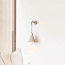 Cement Vintage Wood Wall Lamp