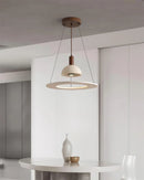 Travertine Vistara Geometric Pendant Lamp