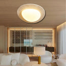 Travertine Oval Ceiling Light