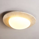 Travertine Oval Ceiling Light
