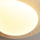 Travertine Oval Ceiling Light