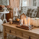 Rustic Wood and Metal Trays, Set of Two by Decor Steals