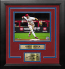 Trea Turner in Action Philadelphia Phillies 8" x 10" Framed Baseball Photo with Engraved Autograph by Dynasty Sports & Framing