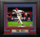 Trea Turner in Action Philadelphia Phillies 16" x 20" Framed Baseball Photo by Dynasty Sports & Framing