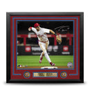 Trea Turner Throwing Action Philadelphia Phillies Autographed 16" x 20" Framed Baseball Photo by Dynasty Sports & Framing