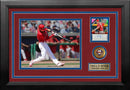 Trea Turner Philadelphia Phillies 8" x 10" Framed Baseball Photo with Panini Autographed Card by Dynasty Sports & Framing