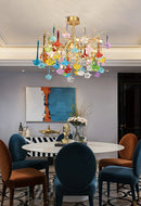 Tree Branch Glass Color Chandelier
