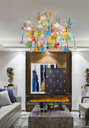 Tree Branch Glass Color Chandelier