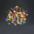Tree Branch Glass Color Chandelier
