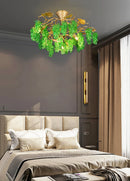 Tree Branch Glass Grape Chandelier